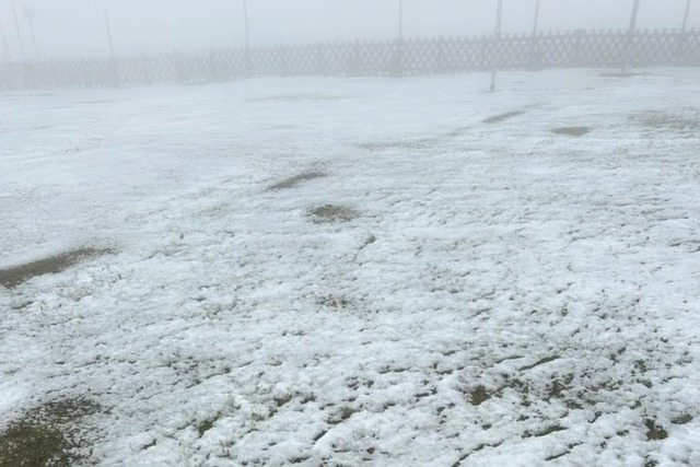 Wei und kalt: Der erste Schnee liegt auf dem Feldberg.<Bildquelle></Bildquelle>  | Foto: Conny Grbler