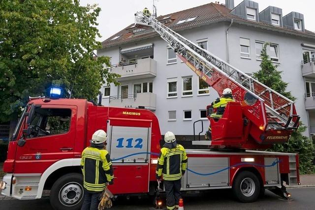 Viel Rauch um wenig: Einstze der Mllheimer Feuerwehr sorgten am Freitag fr Aufmerksamkeit