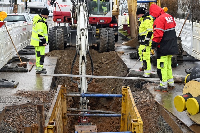 Fernwrmeleitungen werden verlegt (Archivbild)  | Foto: Thomas Kunz