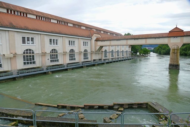 Wasserkraftwerk in Wyhlen am Rhein  | Foto: Verena Pichler