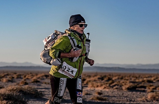 Brigid Wefelnberg beim Ultra Gobi Extr...ebensfeindlichsten Regionen  der Welt.  | Foto: privat