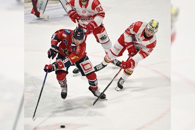 EHC Freiburg gewinnt zum Saisonauftakt einen wilden Ritt gegen EC Bad Nauheim