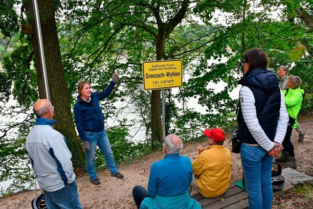 Eindrcke von der Exkursion durch die Kiesgrube mit Irene Blaha.  | Foto: Heinz und Monika Vollmar