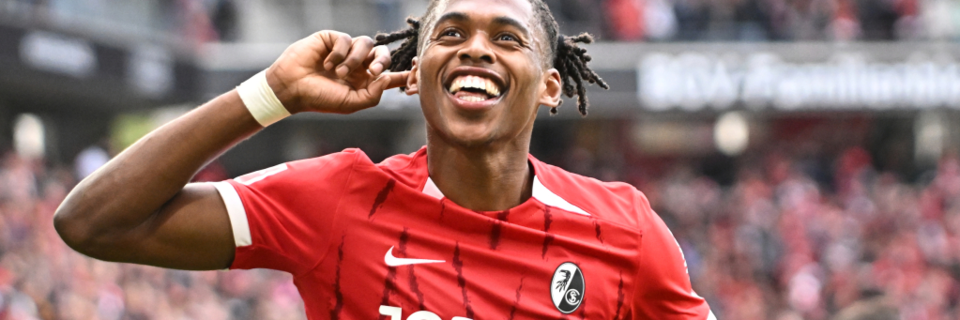 Junior Adamu glnzt mit Doppelpack beim Spiel des SC Freiburg gegen Bochum