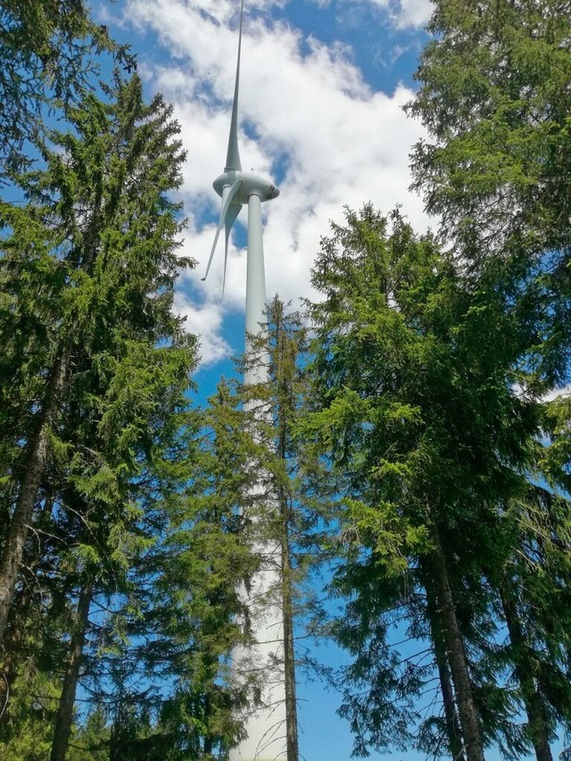 Das Thema Windkraft sorgt  auch in Steinen fr Diskussionen.  | Foto: Kathrin Ganter