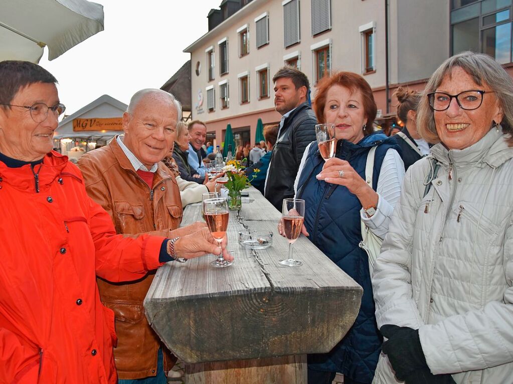 Vom Freitag bis Sonntag feierten die Gste den Gundelfinger Weinzauber in der Ortsmitte.