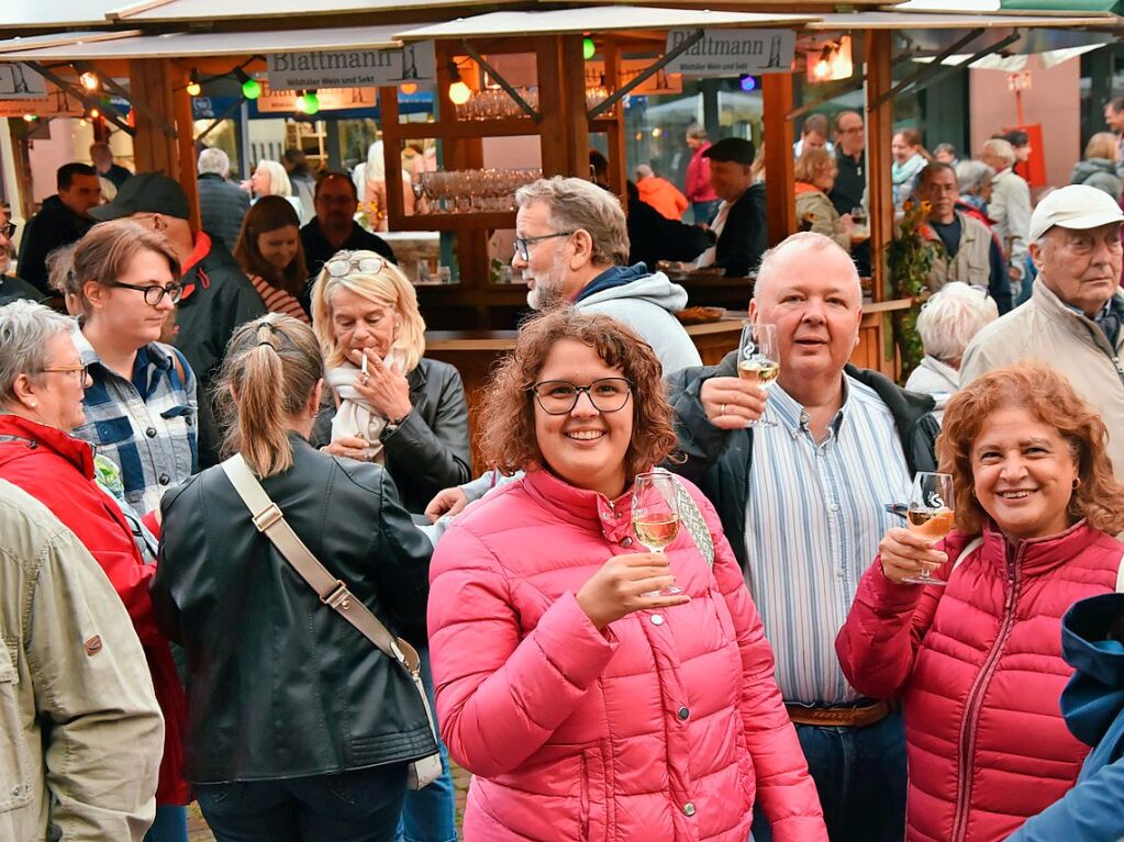 Vom Freitag bis Sonntag feierten die Gste den Gundelfinger Weinzauber in der Ortsmitte.