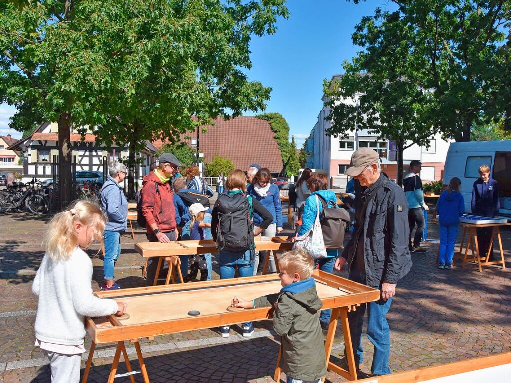 Am Sonntag standen die Kinder und Familien im Mittelpunkt des 21. Gundelfinger Weinzaubers