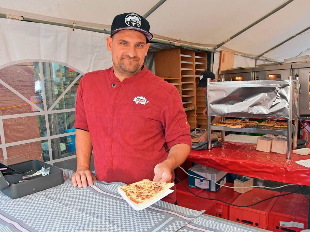 Zwiebelkuchen durfte nicht fehlen beim Weinzauber