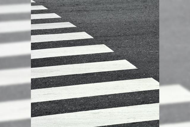 Keine Chance fr einen Zebrastreifen vor dem Rathaus