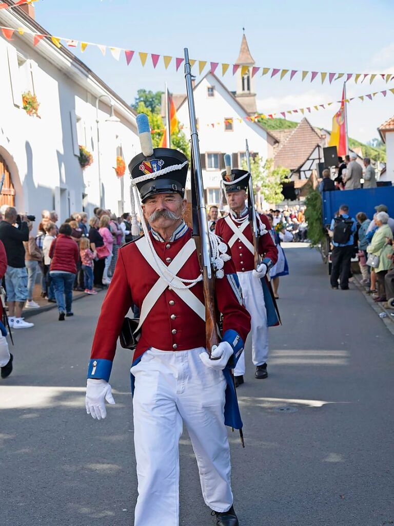 Die historische Brgerwehr aus Ettlingen