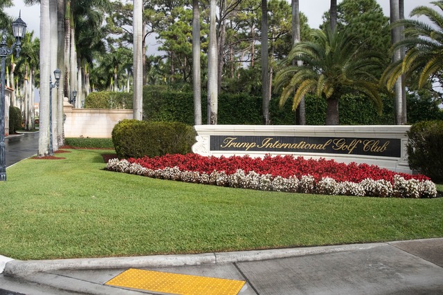 Trump spielte w&auml;hrend des Vorfall...n seinem Klub in Florida. (Archivbild)  | Foto: Alex Brandon/AP