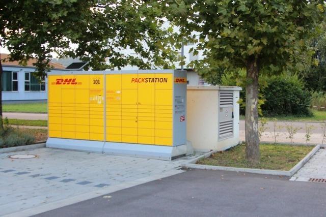 In Btzingen gibt es jetzt eine DHL-Packstation mit Solarzellen