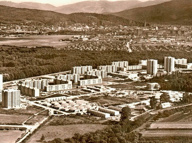 Fr die Schaffung des neuen Stadtteils... Stadtteile Mooswald und Betzenhausen.  | Foto: Archiv Hans Sigmund