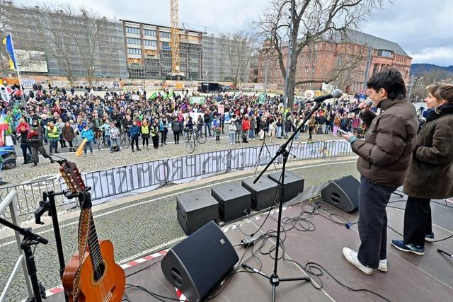 Die Klimastreik-Demo zieht am Freitag auch wieder ber die B31