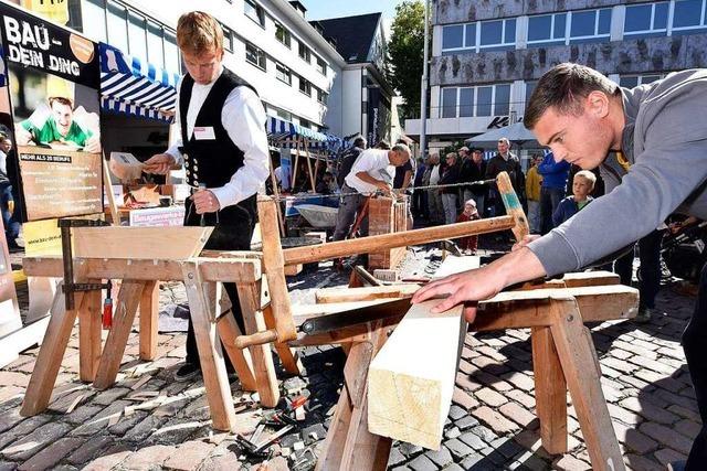 Betriebe wollen beim Tag des Handwerks am Samstag in Freiburg Nachwuchs anwerben