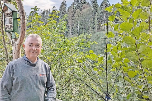 Durchatmen: Bernd Meier geniet es, im...d gerne dem Rauschen  des Andelsbachs.  | Foto: Julia Becker