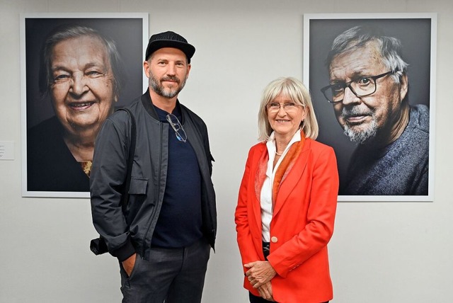 Der Freiburger Portrtfotograf Felix G...s Waltraud Keller vom Netzwerk Demenz.  | Foto: Thomas Kunz