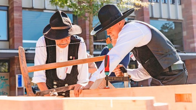 In den vergangenen Jahren zeigten Zimm..., wenn sich das Handwerk  prsentiert.  | Foto: Kreishandwerkerschaft Freiburg