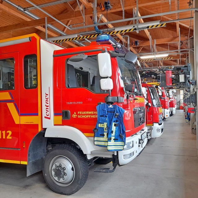 Fahrzeugtechnisch sei die Feuerwehr Sc... knftig stehen, wird noch diskutiert.  | Foto: Edgar Steinfelder