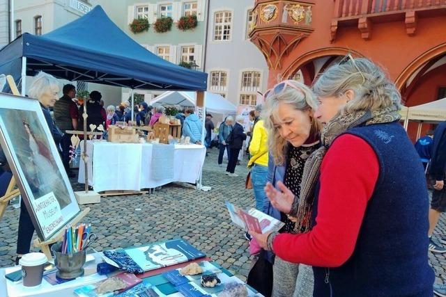 Beim Biosphrenfest in Freiburg gab es bei den Ausstellern aus der Region St. Blasien nur zufriedene Gesichter