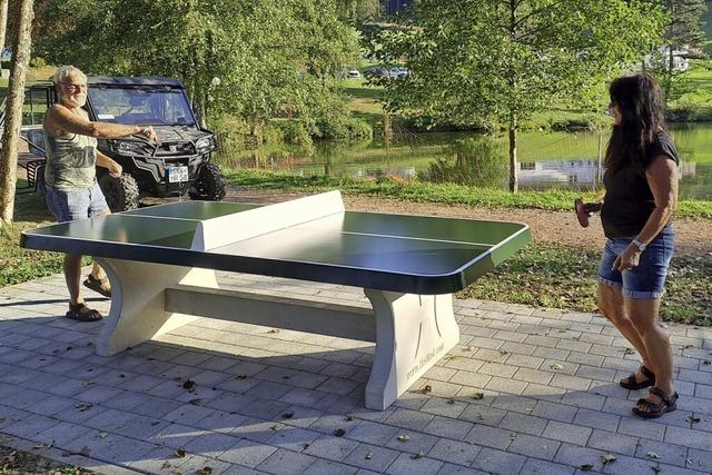 Pingpong an frischer Luft