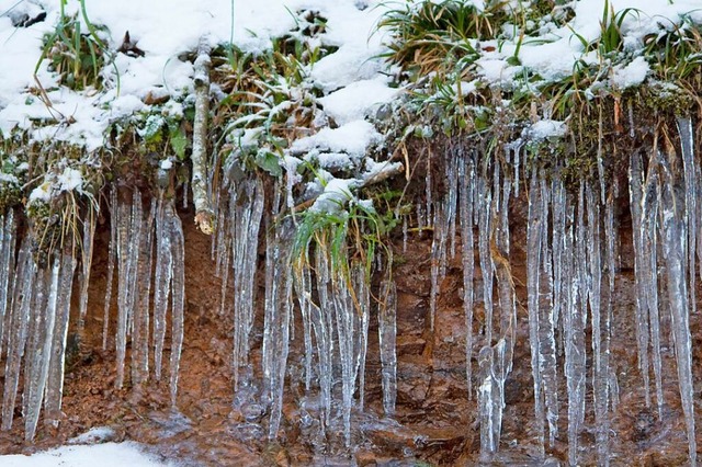 Eiszapfen.  | Foto: Daniel Fleig