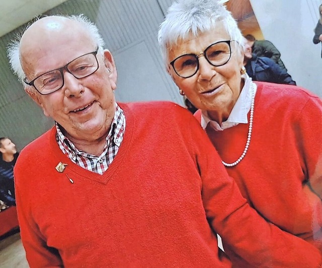 Kurt und Diethilde Glatz feiern heute ...70 Jahren Mitgliedschaft  gratulierte.  | Foto: privat