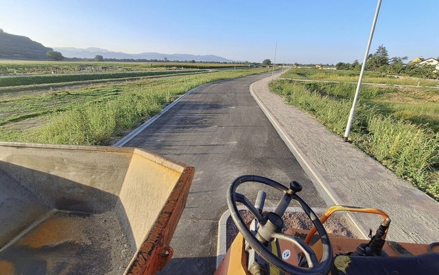 Derzeit das grte Neubaugebiet in Bre...Richtung Munzingen (Blick nach Sden).  | Foto: Dirk Sattelberger