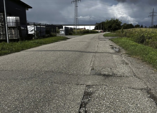 Die Feldstrae ist derzeit in keinem guten Zustand.   | Foto: Stadt Mahlberg