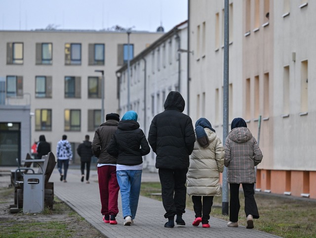 Zur Jahresmitte lebten in Deutschland ...htete mehr als Ende 2023. (Archivbild)  | Foto: Patrick Pleul/dpa