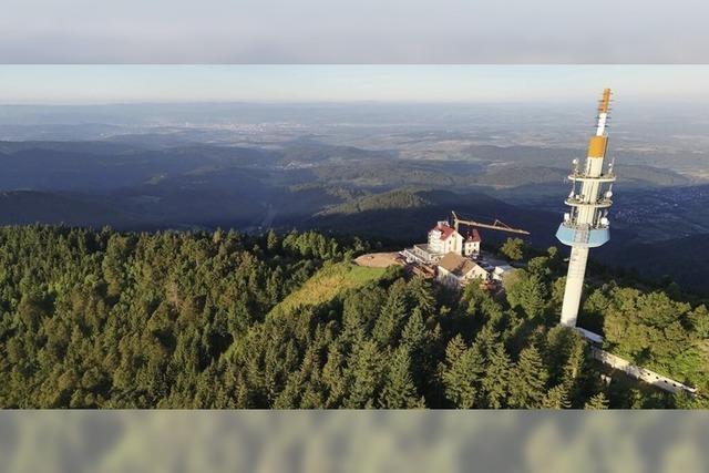 Gegen Windradflche am Blauen