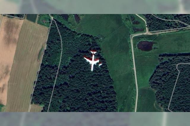 Warum auf Google Maps Schramberg der Ort eines Flugzeugabsturzes ist