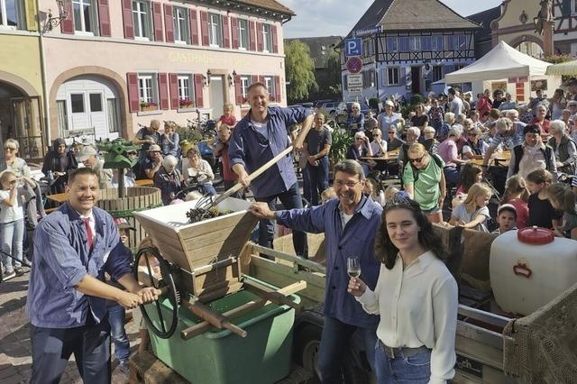 Trotten auf dem Wochenmarkt