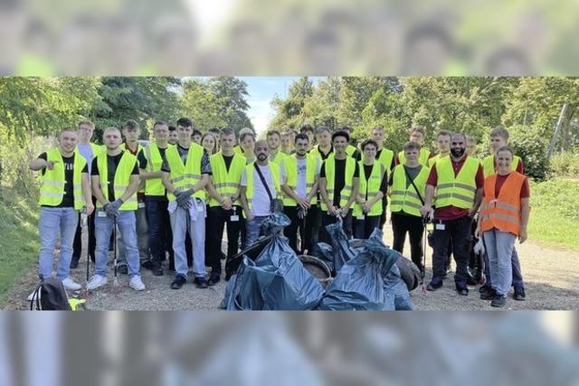 250 Kilo Mll haben Freiwillige gesammelt