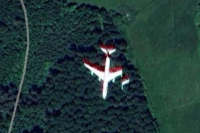 Warum auf Google Maps Schramberg der Ort eines Flugzeugabsturzes ist