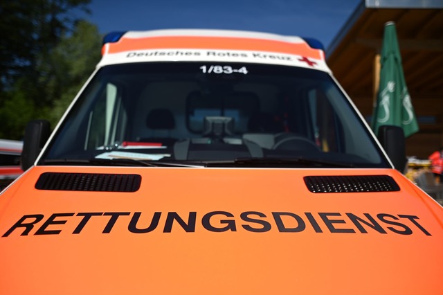 Sanit&auml;ter bringen den 13-J&auml;hrigen in eine Klinik. (Symbolbild)  | Foto: Patrick Seeger/dpa