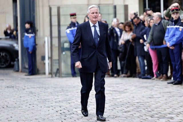 Frankreichs neuer Premier Barnier muss...einer Regierung vereinen. (Archivbild)  | Foto: Stephane de Sakutin/Pool AFP/AP/dpa