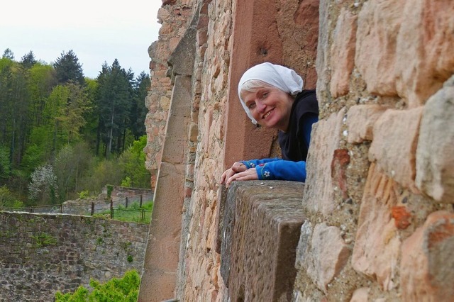 Karin Ritter engagiert sich seit 25 Jahren fr die Ruine Hochburg.  | Foto: privat