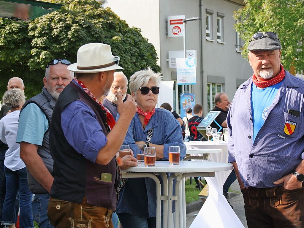 Bewirtungsangebote waren gefragt bei den Besuchern am Sonntag.