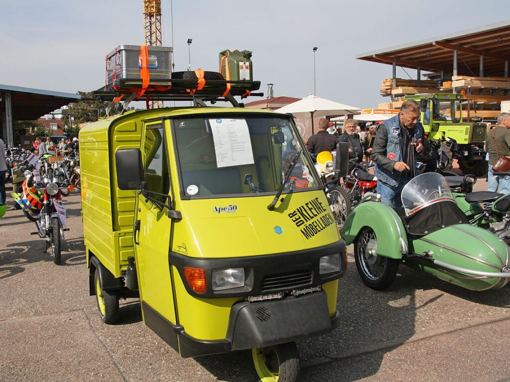 Viel alte Fahrzeugtechnik zu entdecken gab es beim Schleppertreffen.