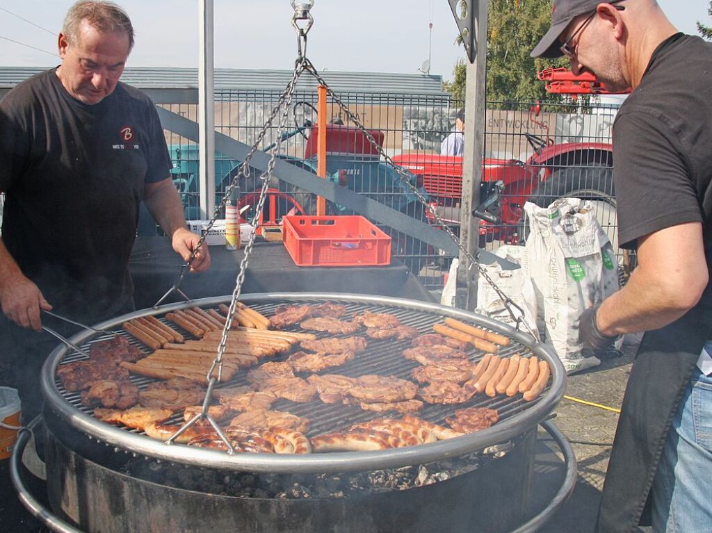 Deftiges vom Schwenkgrill geht immer...