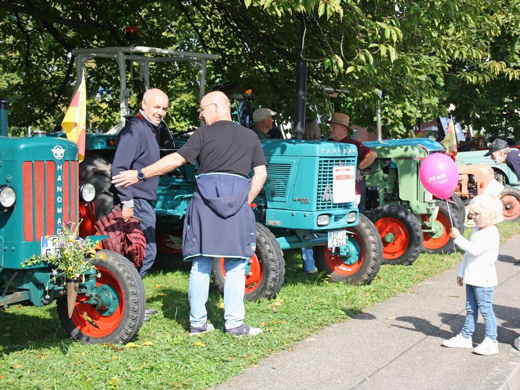 Viel alte Fahrzeugtechnik zu entdecken gab es beim Schleppertreffen.