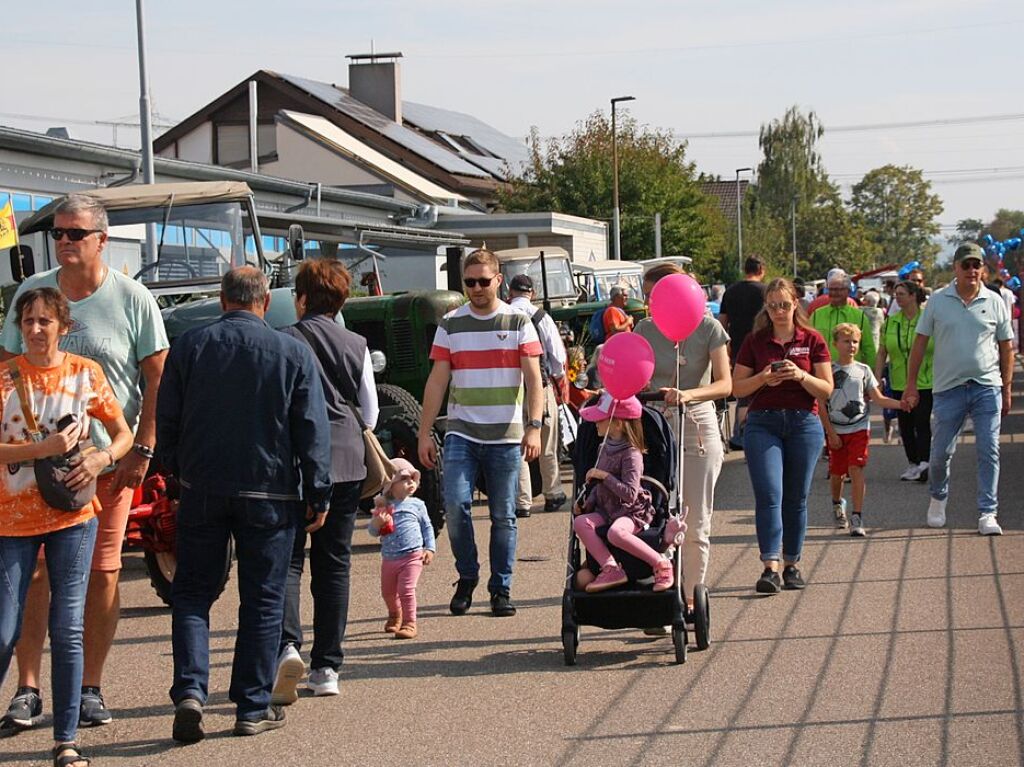 Die Gewerbeschau lockte Tausende von Besuchern an.