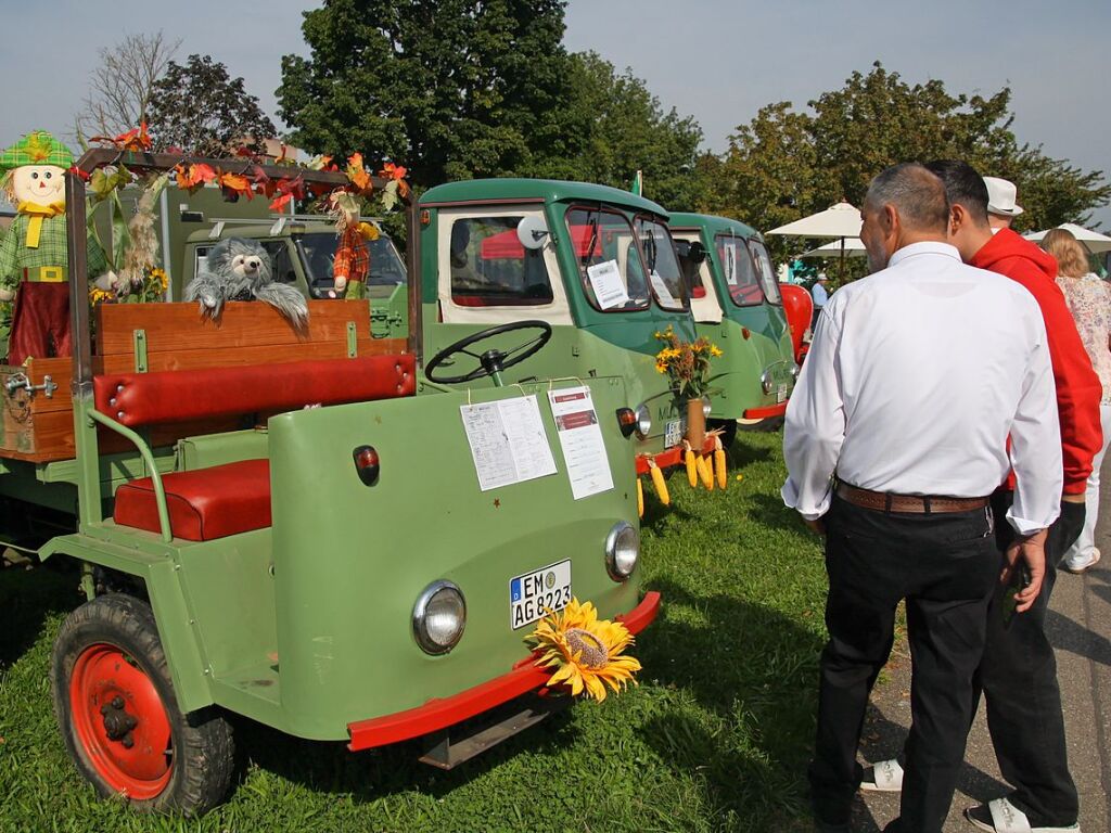 Viel alte Fahrzeugtechnik zu entdecken gab es beim Schleppertreffen.