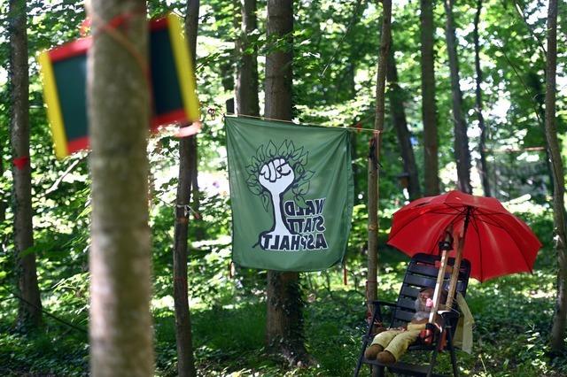 Waldschtzer wollen in der Freiburger Innenstadt ein fnftgiges Protestcamp abhalten