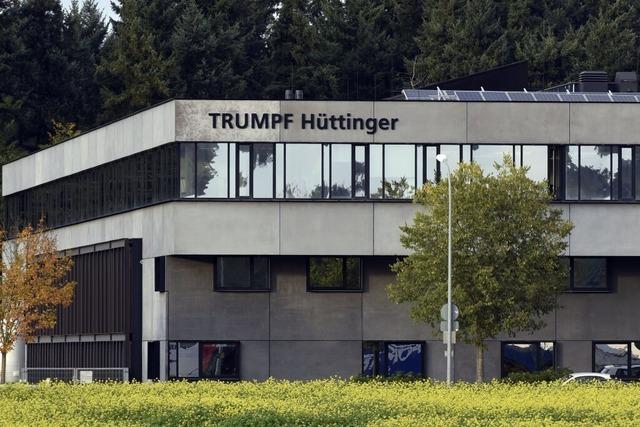 Beim Maschinenbauer Trumpf Httinger wchst nicht nur der Standort in Freiburg