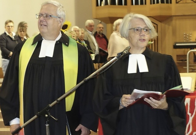 Martin und Ursula Schmitthenner verlassen Schopfheim.  | Foto: Gudrun Gehr