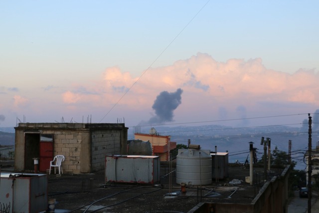 Israel greift massiv im S&uuml;d- und Ostlibanon an  | Foto: Taher Abu Hamdan/XinHua/dpa