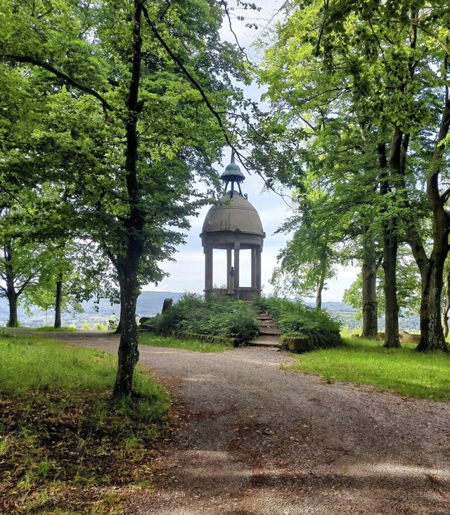 Der Schutterlindenberg bei Lahr mit dem Schubert-Denkmal  | Foto: Silke Kohlmann